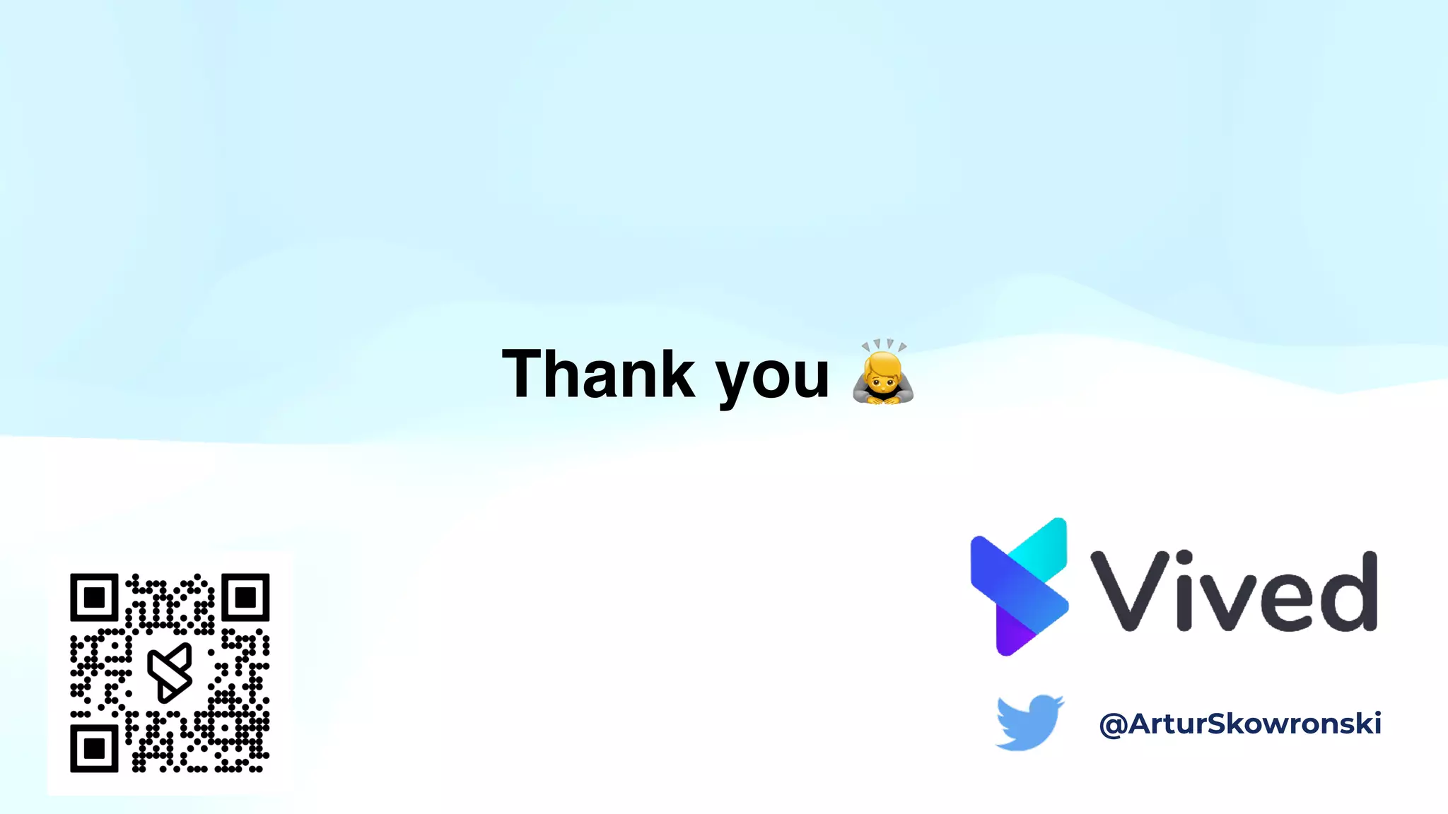 Thank you 🙇
@ArturSkowronski
 