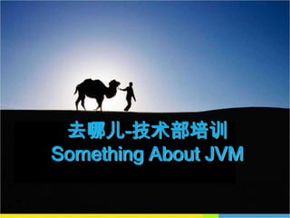 去哪儿-技术部培训
Something About JVM
 