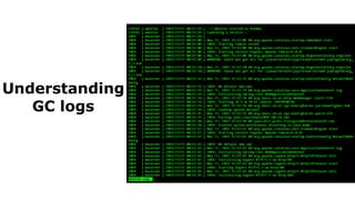 Understanding
GC logs
 