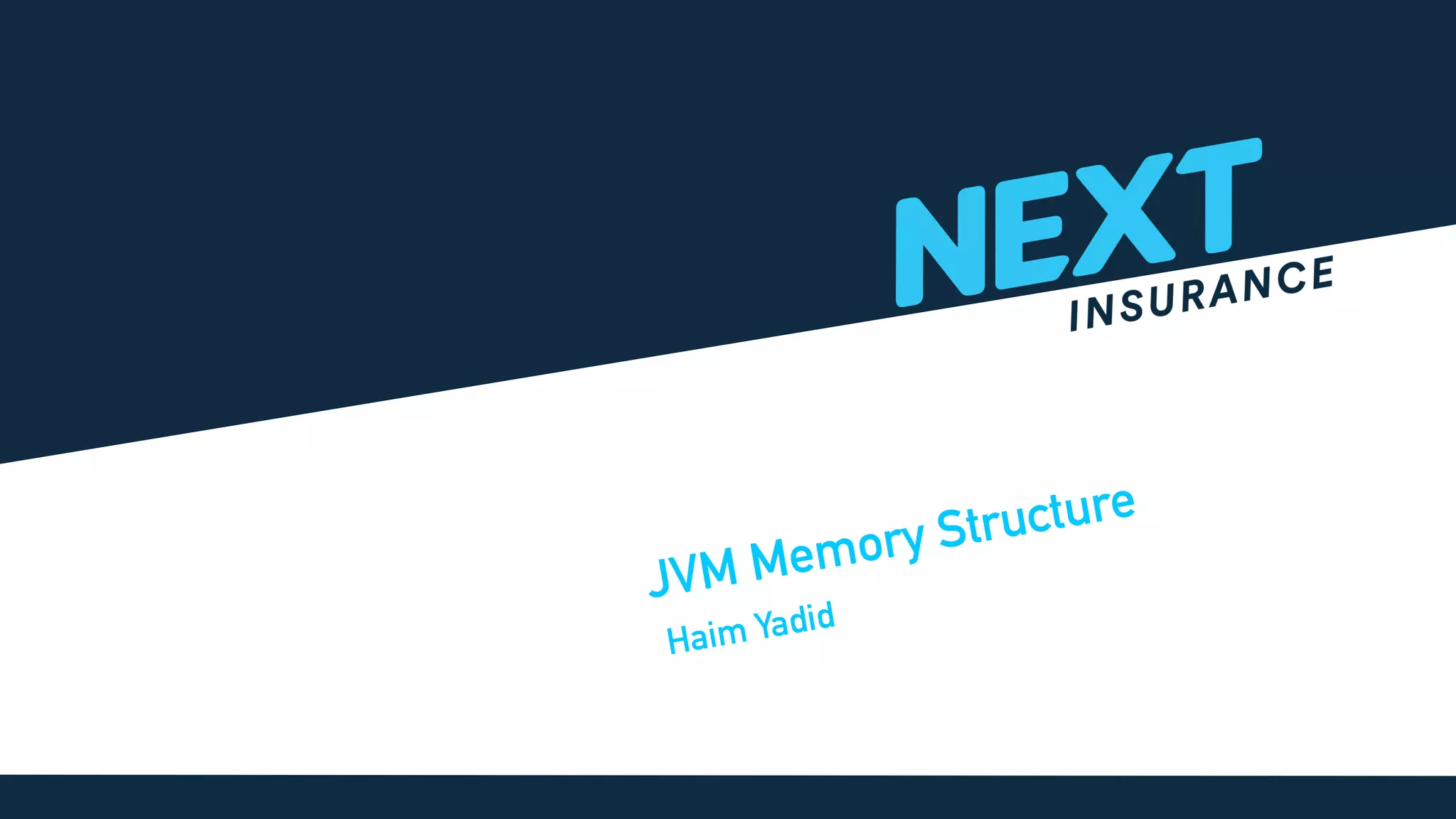 Haim Yadid
JVM Memory Structure
 