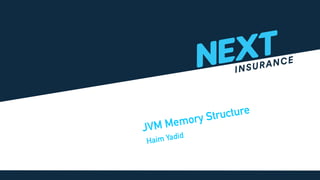 Haim Yadid
JVM Memory Structure
 