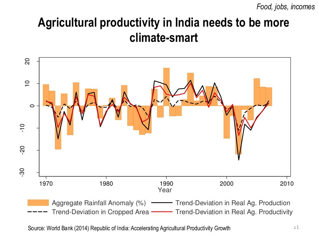 Agricultural productivity in India needs