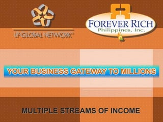 YOUR BUSINESS GATEWAY TO MILLIONS
MULTIPLE STREAMS OF INCOME
 