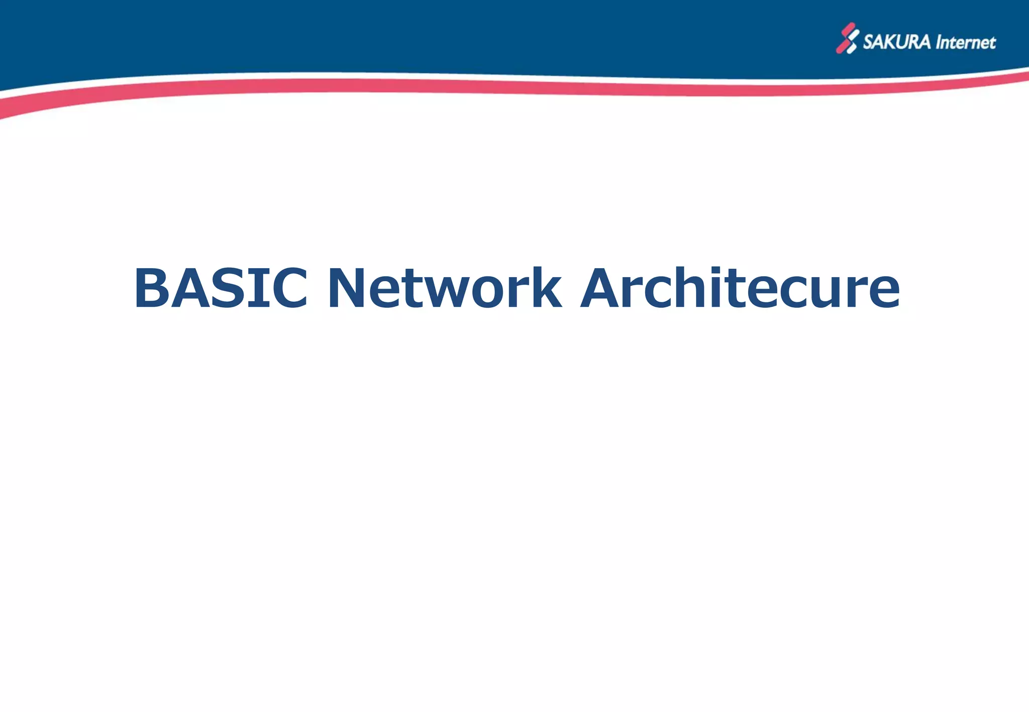 BASIC Network Architecure
 