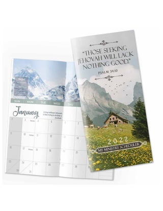 2022 Monthly Agenda for Jehovah's Witnesses - The Ultimate Pioneer Planner