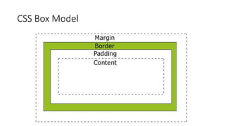 CSS Box Model
 