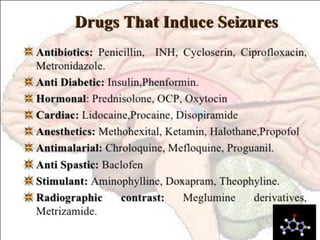 Status epilepticus and treatment