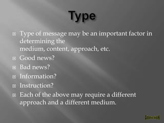 Necessity of being sensitive to the receiver