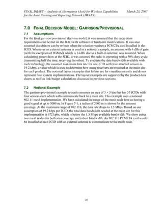 Battelle AoA Evaluation Report on Military Mesh Network Products 