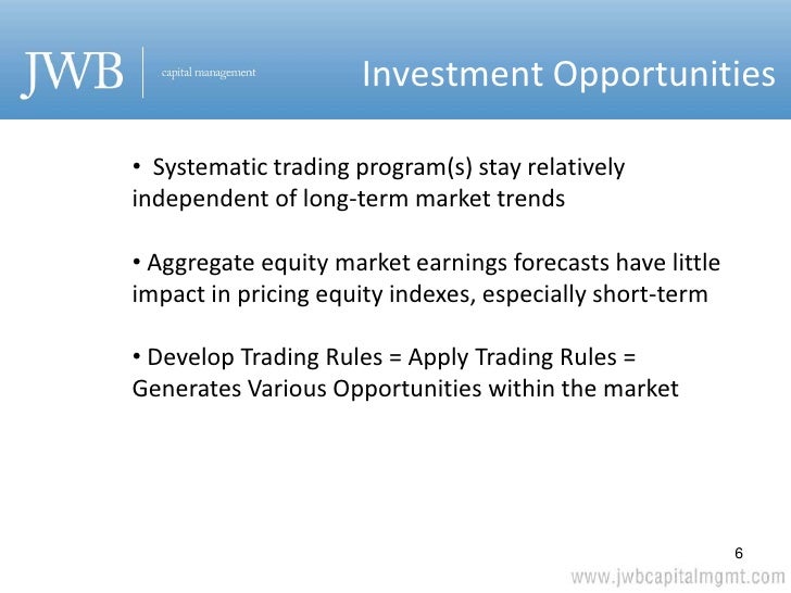 Equity index trading strategies