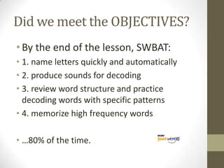zap > zip > lip > lap > top > hop > hog > hug > lug > leg > meg > met > yetWhy is it important to look at each letter of the word  carefully?Because hundreds of words can be made simply by changing one letter.