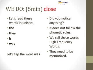 Just Words day 4 | PPT