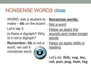 quet> quez> shez> shep> chep> chup> lup> lux> jux> wub> wab> thabWhy is it important to look at each letter of the word  carefully?Because hundreds of words can be made simply by changing one letter.