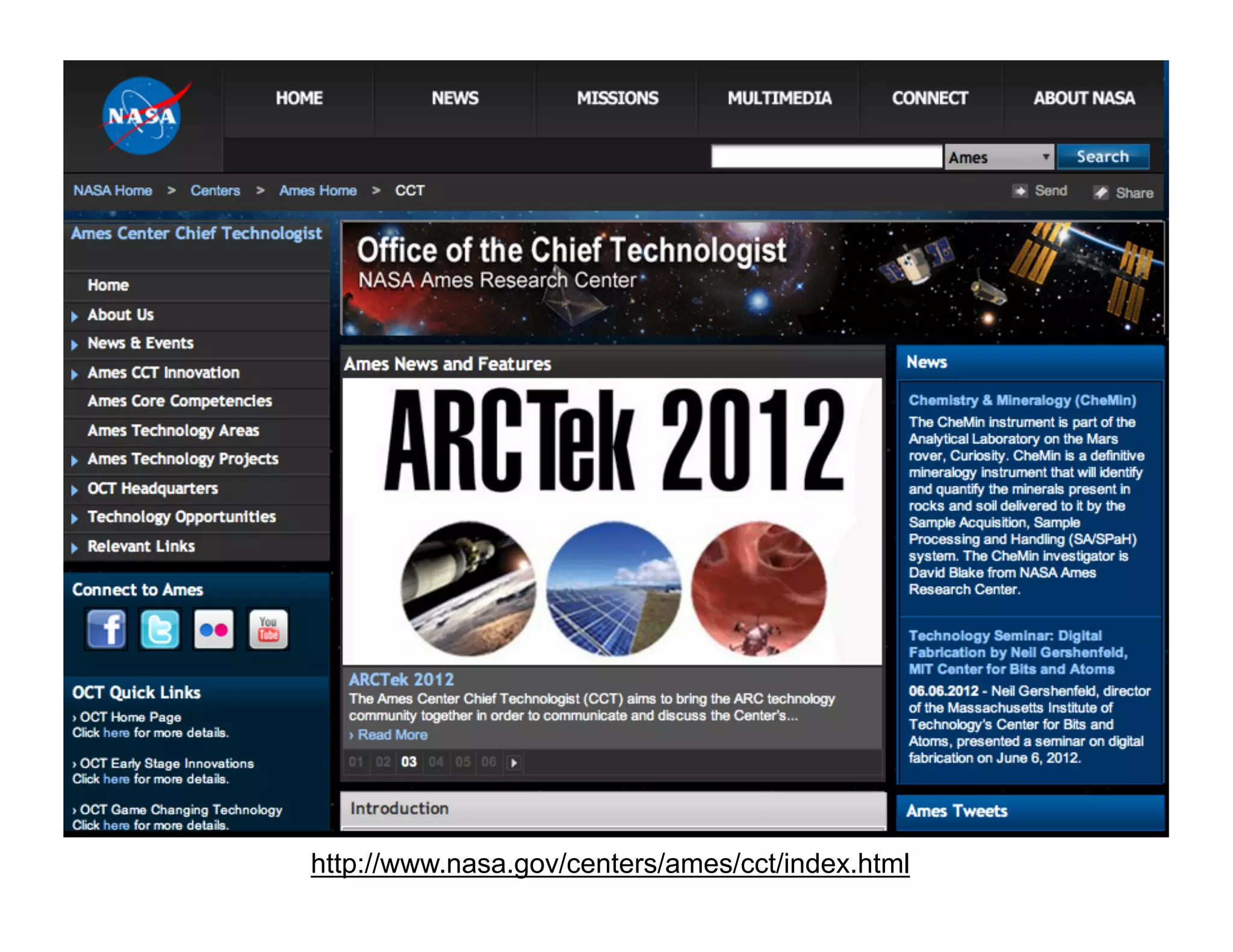 http://www.nasa.gov/centers/ames/cct/index.html
 