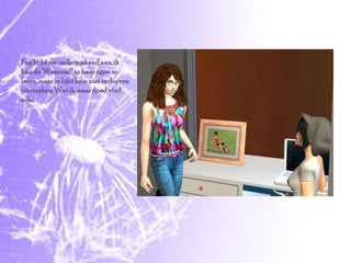 Fay kijkt me onderzoekend aan, ik kan de ‘Waarom?’ in haar ogen zo lezen, maar ze lijkt hem niet te durven uitspreken. Wat ik maar goed vind ook.