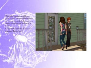 “Hé, zullen we maar eens binnen gaan kijken?”, onderbreekt Fay voor de tweede keer mijn gedachten, en ze maakt aanstalten om het huis in te lopen.Grijnzend houdt Justin de deur voor ons open: “Ladiesfirst!”