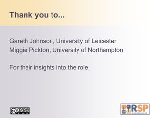 RSP training and conferences