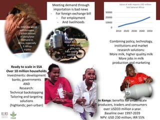 Transforming dairy value chains