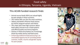 Transforming the global food systems: Challenges and opportunities