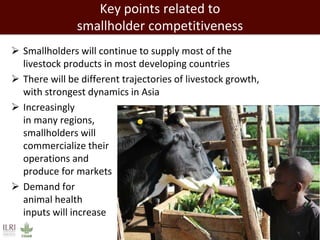 Opportunities for public-private investment in animal health in developing countries 