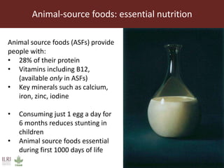 Livestock and resilient future food systems: Developing countries and global perspectives