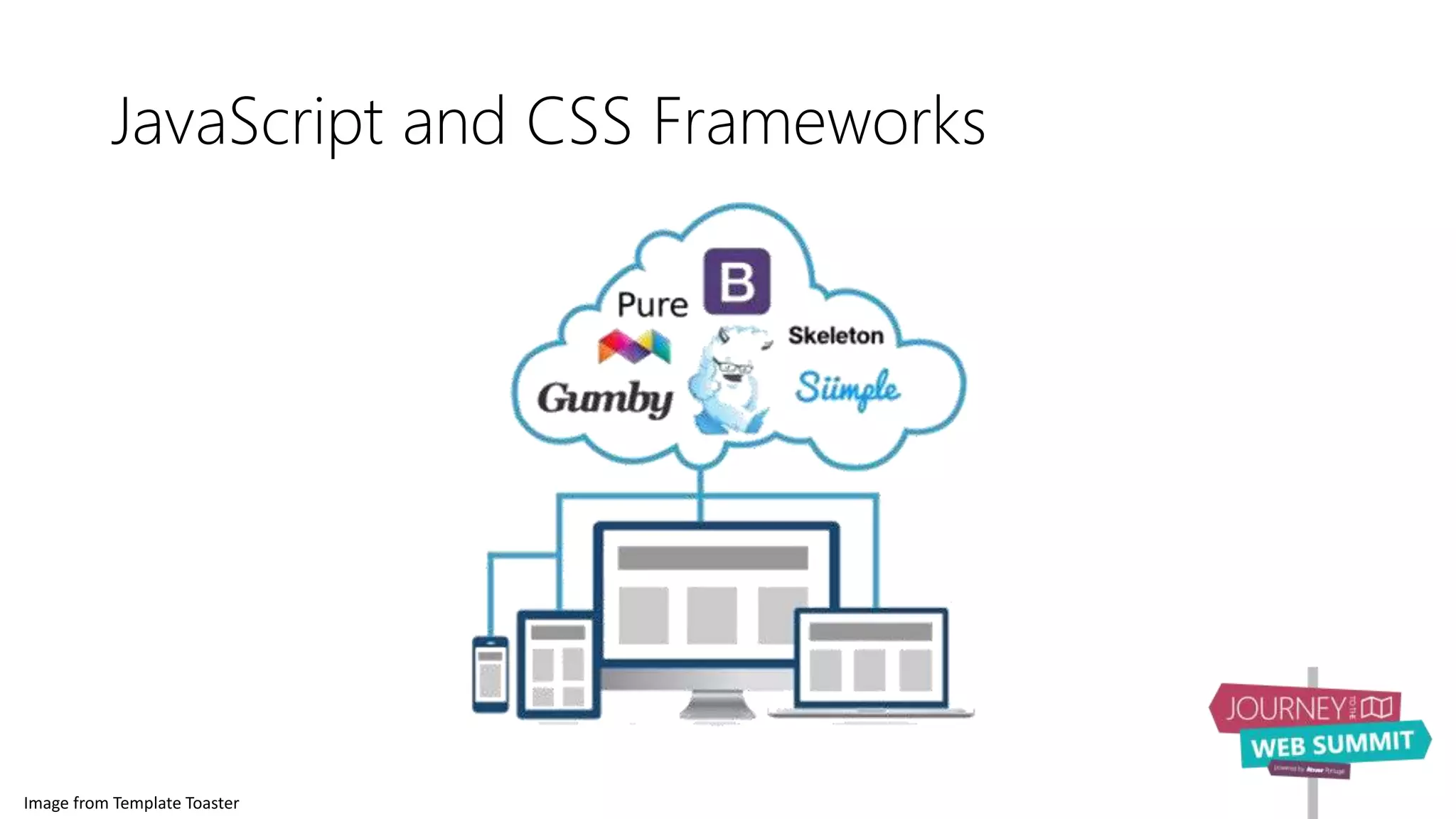 JavaScript and CSS Frameworks
Image from Template Toaster
 