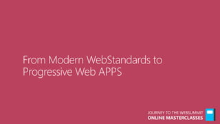 JOURNEY TO THE WEBSUMMIT
ONLINE MASTERCLASSES
 