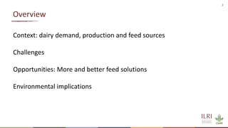 Winning solutions for climate-smart dairy animal nutrition in India