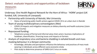 The One Health research-for-development agenda: Enhance holistic health of people, animals and environment