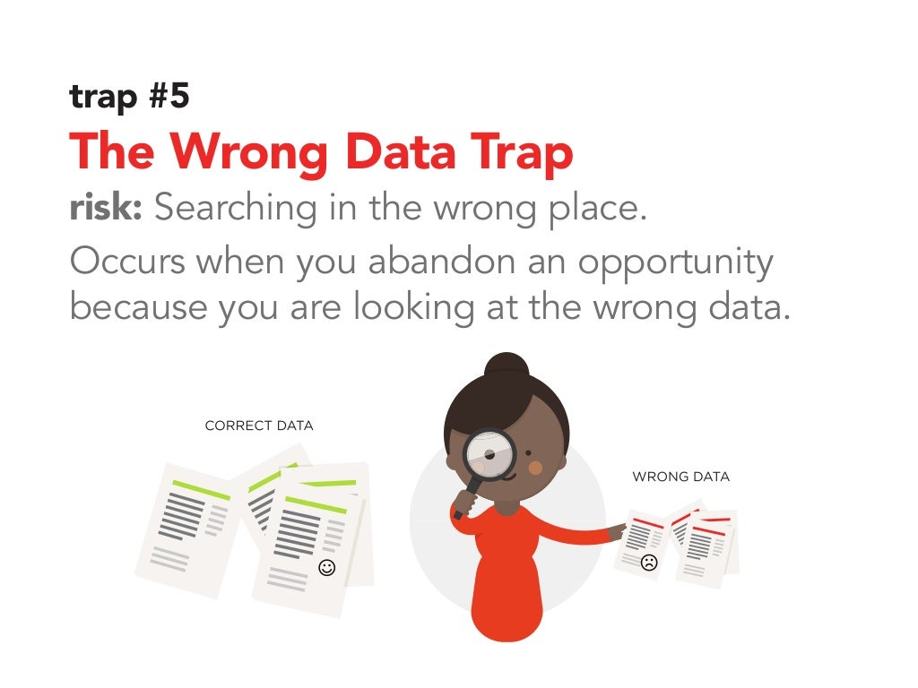 trap #5 The Wrong Data
