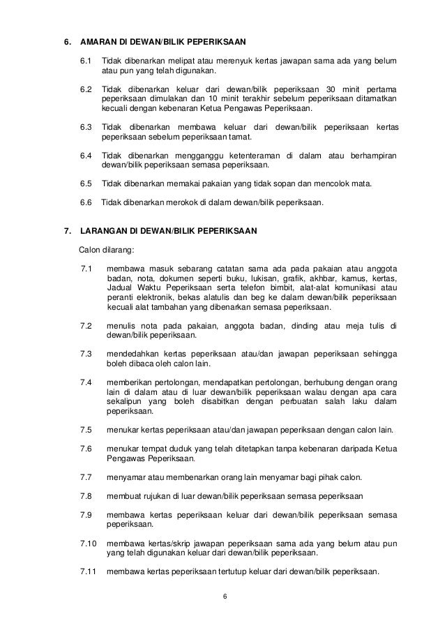 Jadual Waktu Spm 2014