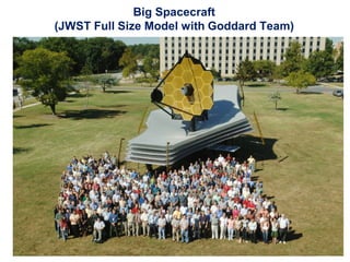 Big Spacecraft
(JWST Full Size Model with Goddard Team)
 