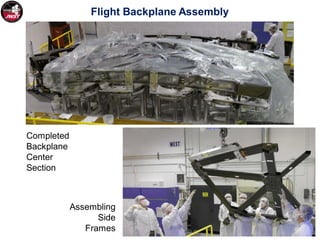 Completed
Backplane
Center
Section
Flight Backplane Assembly
Assembling
Side
Frames
 