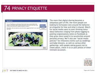 intimate occasions.



                                                    BACK TO 100




100 THINGS TO WATCH IN 2013
 