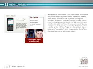 58 mEMPLOYMENT

BACK TO 100

100 THINGS TO WATCH IN 2014

 