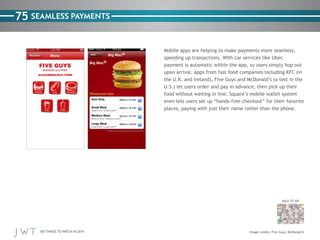 75 SEAMLESS PAYMENTS

BACK TO 100

100 THINGS TO WATCH IN 2014

;

 