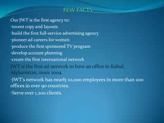 To foster a scientific approach to advertising the Company established a Research Department in 1915 and hired eminent academics such as John B. Watson, the founder of behavioral psychology. 