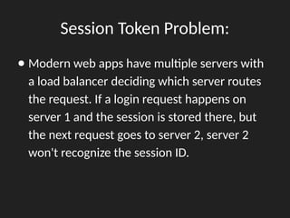 JWT_Presentation to show how jwt is better then session based ...