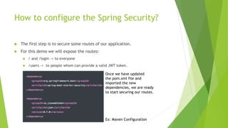 Introduction to JWT and How to integrate with Spring Security | PDF