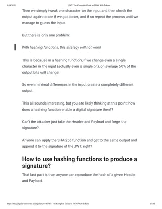 Jwt the complete guide to json web tokens | PDF