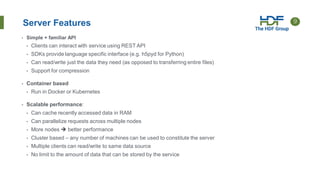 Accessing HDF5 data in the cloud with HSDS | PDF