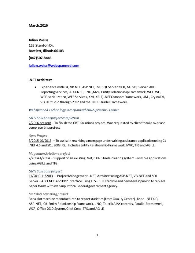 java architect resumes