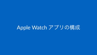 Apple%Watch%アプリの構成
 