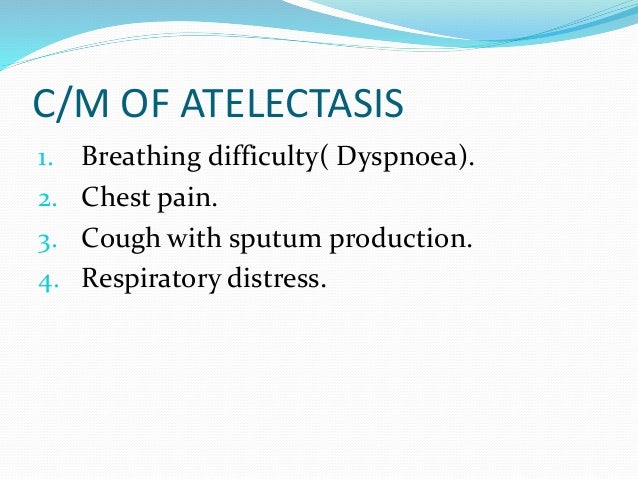Atelectasis ppt Nikhil
