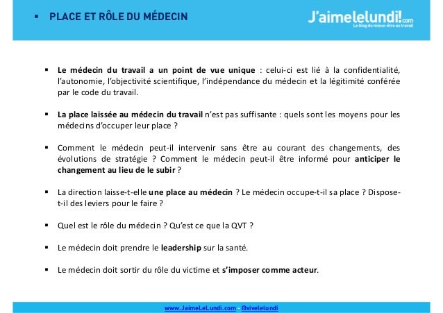 2014 Barcamp Medecine Du Travail Et Qvt Qualite De Vie