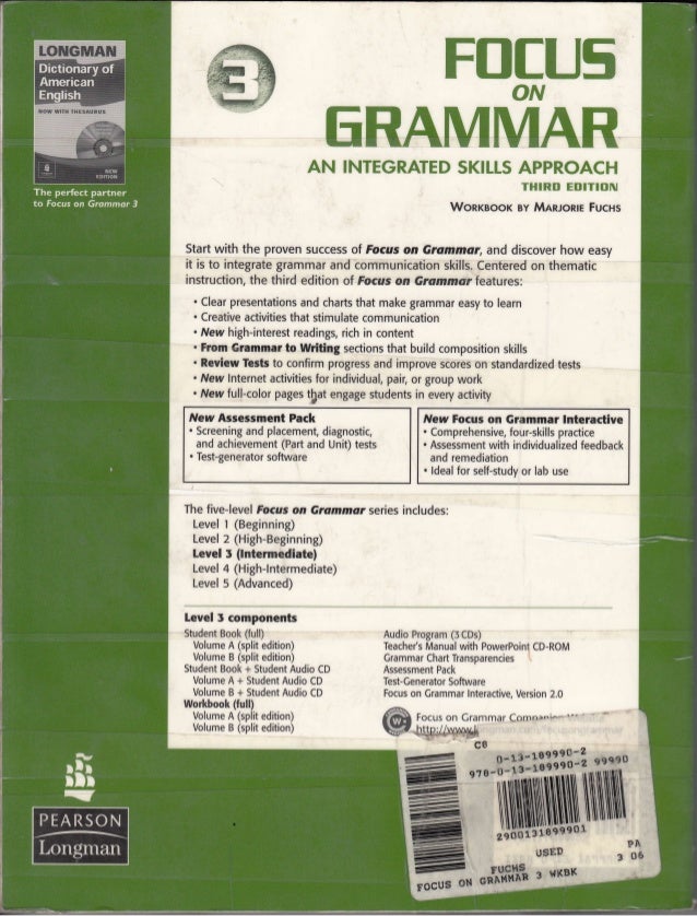 Focus on grammar 2