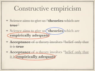 Scientific Realism Example Scientific Realism and Scientific Anti-Realism (2017) | PDF