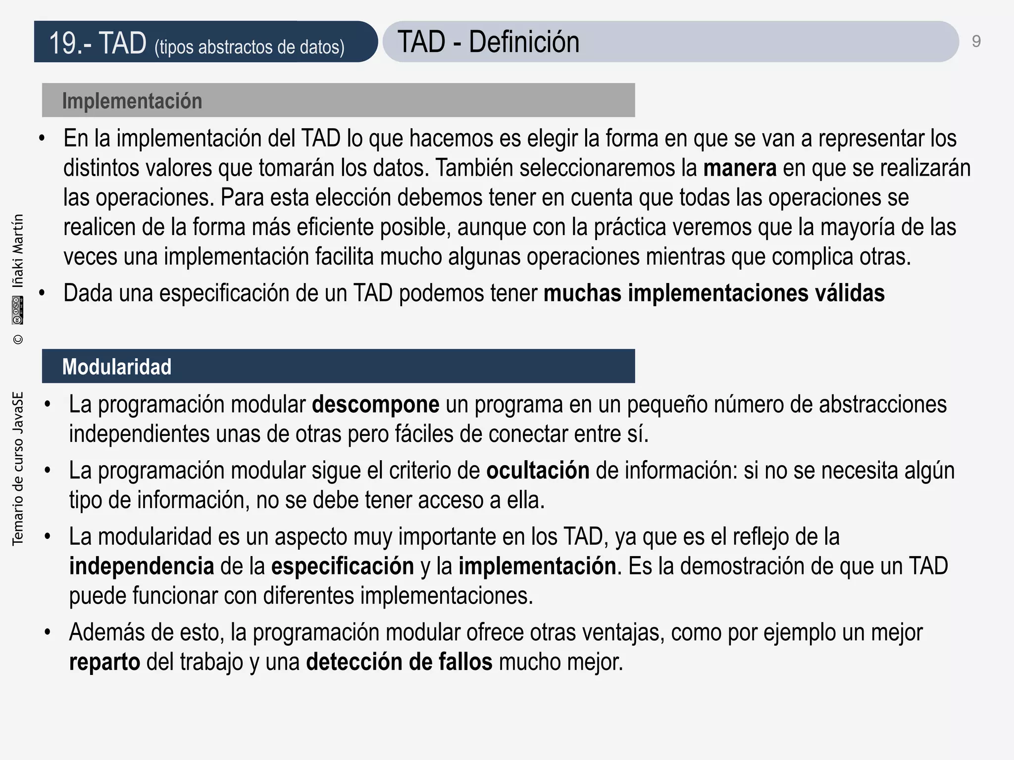 Jyoc java-cap19 tad (tipos abstractos de datos) | PDF