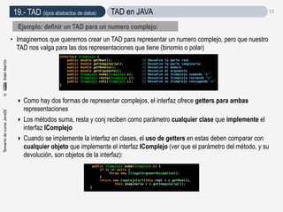 Jyoc java-cap19 tad (tipos abstractos de datos) | PDF