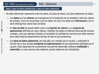 Jyoc java-cap19 tad (tipos abstractos de datos) | PDF